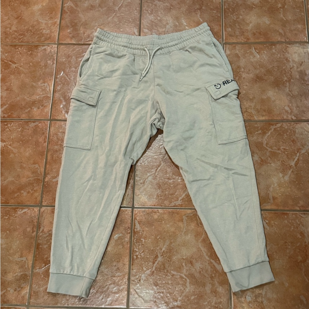 H&M Men's Beige Cargo Pants